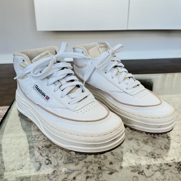 Reebok Club C Geo Mid - Green Detail - Picture 1 of 11